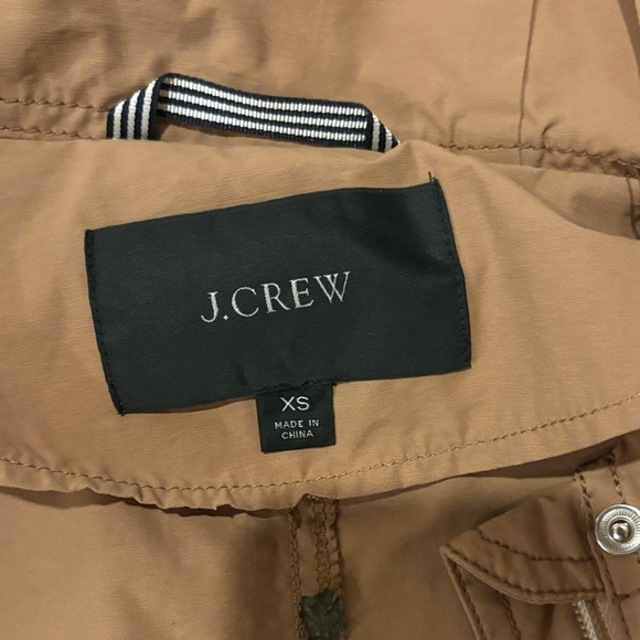 J. Crew Hooded Anorak Jacket in Camel - Picture 2 of 4